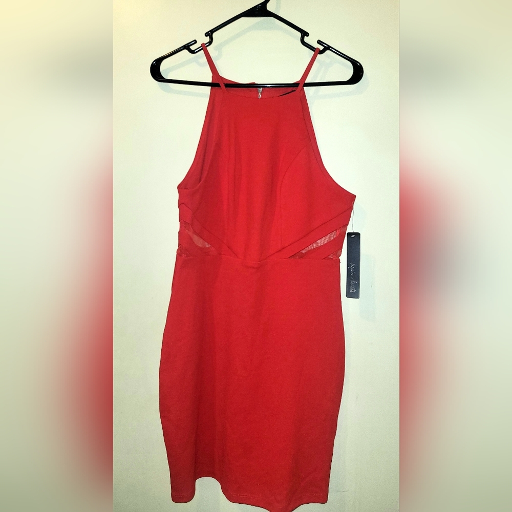 Women's Sequin Hearts dress
